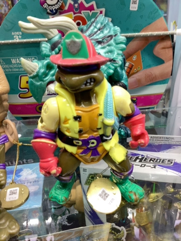 TORTUGAS NINJA DONATELO BOMBERO FIGURA SUELTA