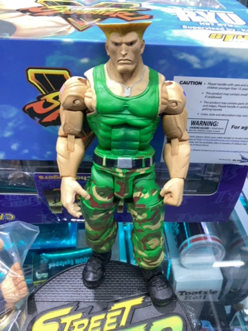 STREET FIGHTER GUILE FIGURA SUELTA