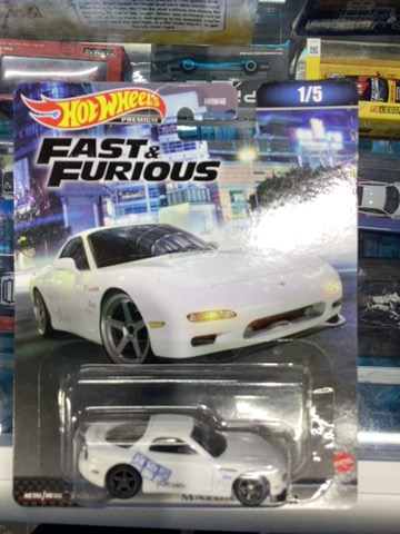 HOTWHEELS PREMIUM FAST AND FURIOUS MAZDA RX7 FD