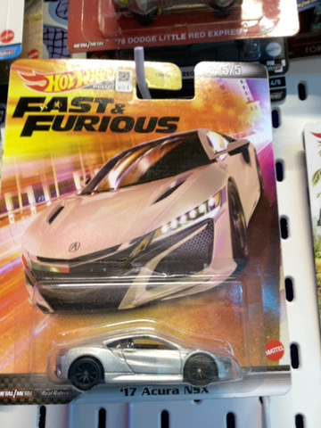 HOTWHEELS PREMIUM FAST AND FURIOUS 17 ACURA NSX