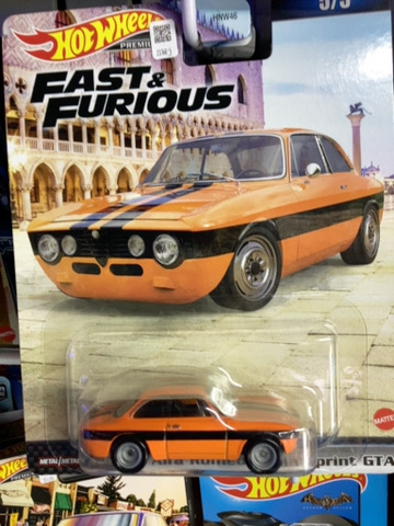 HOTWHEELS PREMIUM FAST AND FURIOUS ALFA ROMEO GIULIA SPRINT GTA