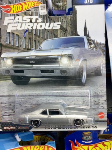 HOTWHEELS PREMIUM FAST AND FURIOUS 1970 CHEVROLET NOVA SS