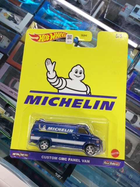 HOTWHEELS PREMIUM MICHELIN CUSTOM GMC PANEL VAN