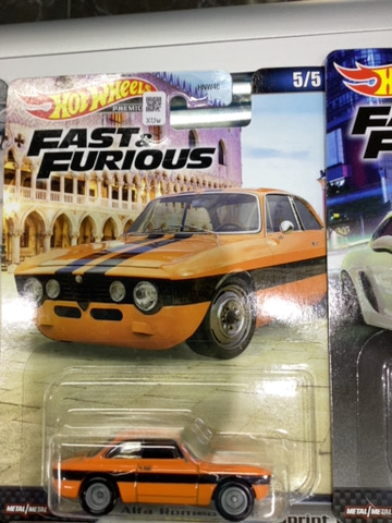 HOTWHEELS PREMIUM FAST AND FURIOUS ALFA ROMEO GIULIA SPRINT GTA