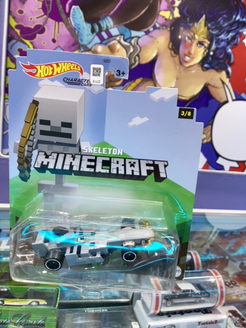 HOTWHEELS CHARACTER CARS SKELETON MINECRAFT