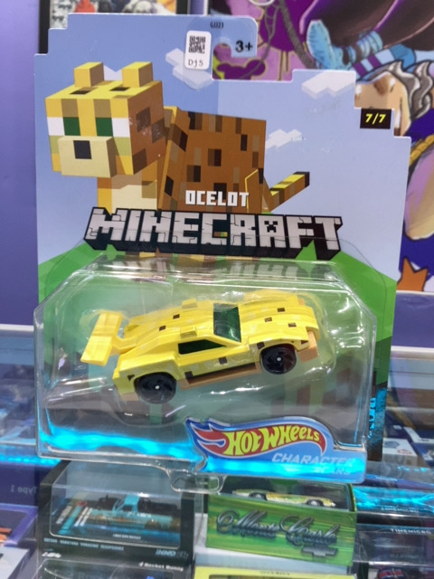 HOTWHEELS CHARACTER CARS OCELOT MINECRAFT