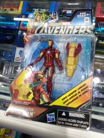 MARVEL HASBRO 3.5" SHATTERBLASTER IRON MAN