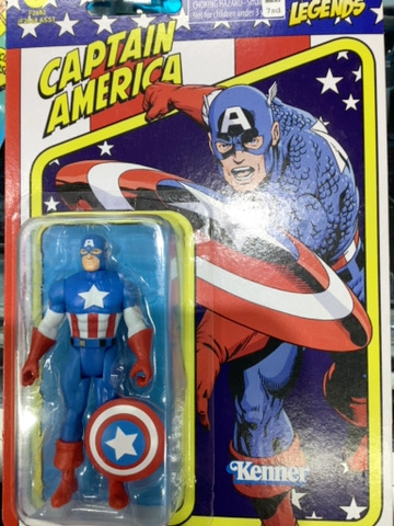 MARVEL KENNER 3.5" CAPTAIN AMERICA