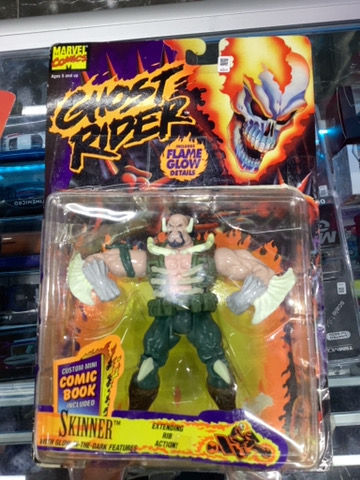 MARVEL TOY BIZ GHOST RIDER 3.5" SKINNER