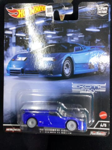 HOTWHEELS PREMIUM EXOTIC ENVY 94 BUGATTI EB110