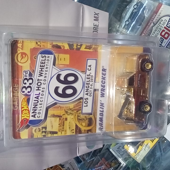 HOT WHEELS RAMBLIN WRECKER LOS ANGELES ACT 2-6 ANUAL HOT WHEELS 66 COLLECTORS CONVENTION