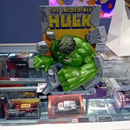 MARVEL INCREDIBLE HULK 3D COMIC STANDEE CAJA DE BOTIN ESTATUA