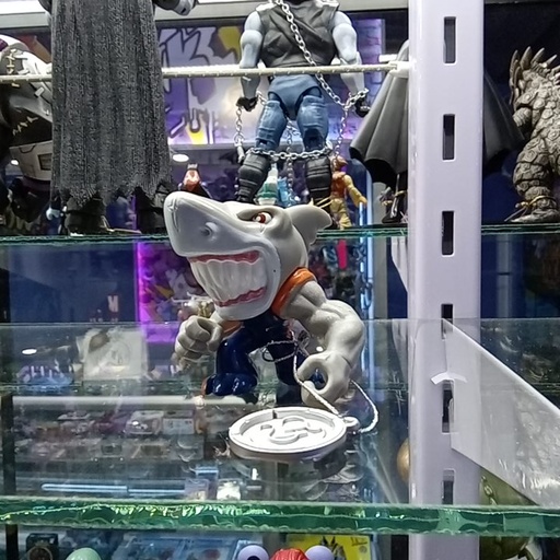 STREET SHARKS MINIFIGURA TIBURON NARANGA AZUL