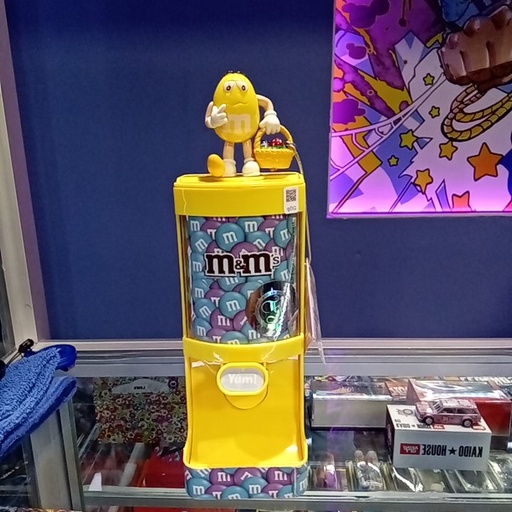 DISPENSADOR DE DULCES AMARILLO