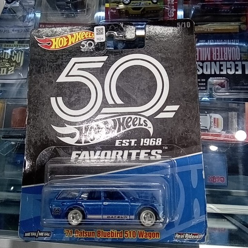 HOTWHEELS 50 ANIVERSARIO DATSUN BLUEBIRD