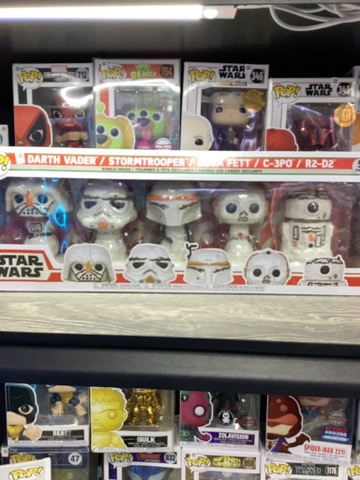 FUNKO STAR WARS SET NAVIDEÑO