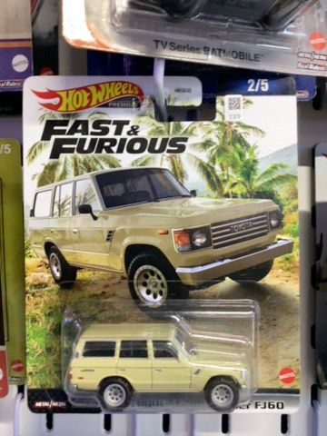 HOTWHEELS PREMIUM FAST AND FURIOUS TOYOTA LAND CRUISER FJ60