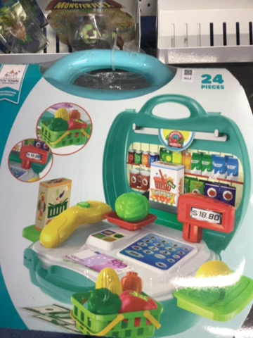 TOY TOWN PORTABLE SUPERMARKET SET