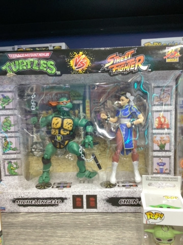 TORTUGAS NINJA SET MIGUEL ANGEL Y CHUNLI