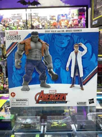 MARVEL LEGENDS SET GRAY HULK Y BRUCE BANNER