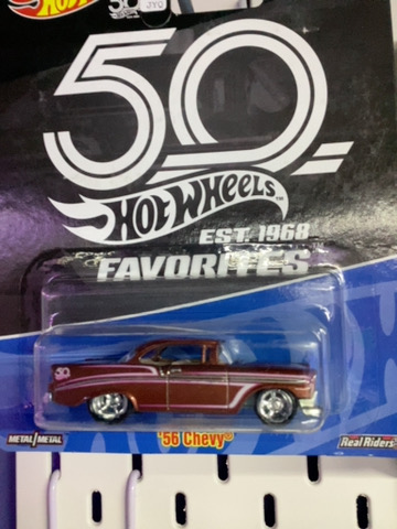 HOTWHEELS 50 ANIVERSARIO 56 CHEVY