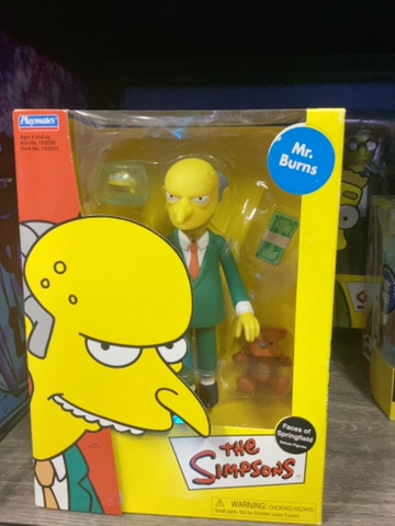 LOS SIMPSON PLAYMATE FIGURA DELUXE MR BURNS