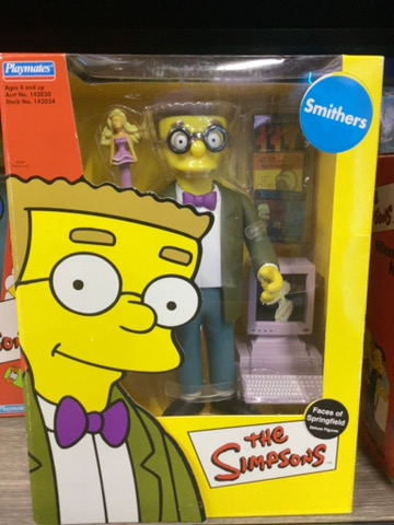 LOS SIMPSON PLAYMATE FIGURA DELUXE SMITHERS