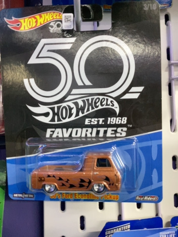 HOTWHEELS 50 ANIVERSARIO 60 FORD ECOLINE PICKUP