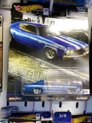 HOTWHEELS PREMIUM CAR CULTURE 69 CHEVELLE SS 396