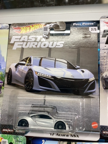 HOTWHEELS PREMIUM FAST & FURIOUS 17 ACURA NSX