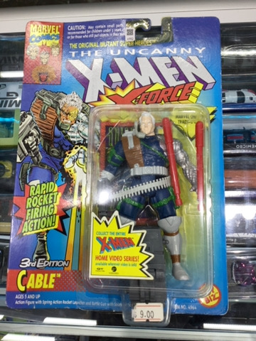 MARVEL TOY BIZ 3.5" XFORCE CABLE