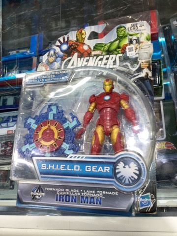 MARVEL HASBRO 3.5" SHIELD GEAR IRONMAN