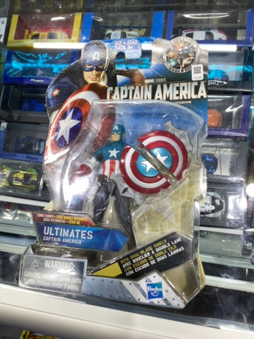 MARVEL HASBRO 3.5" ULTIMATES CAPTAIN AMERICA