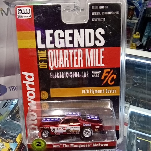 LEGENDS OF THE QUERTER MILE 1970 PLYMOUTH DUSTER TOM THE MONGOOSE MCEWEN