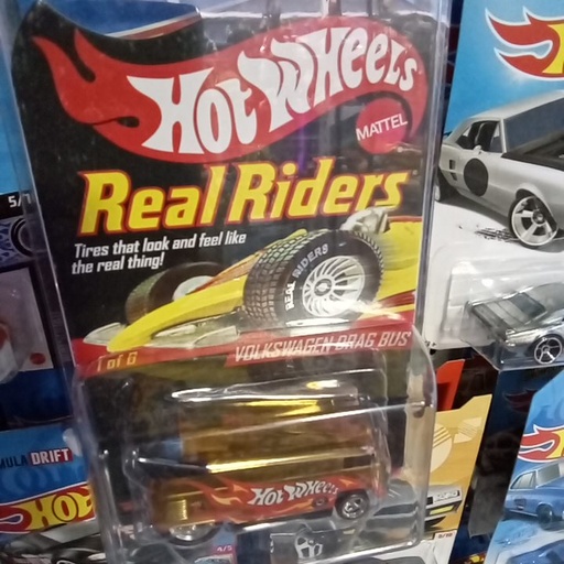 HOT WHEELS REAL RIDERS VOLKSWAGEN DRAG BUS COLLECTORS